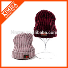 Billig maßgeschneiderte 100 Acryl Beanie Cuffed Großhandel